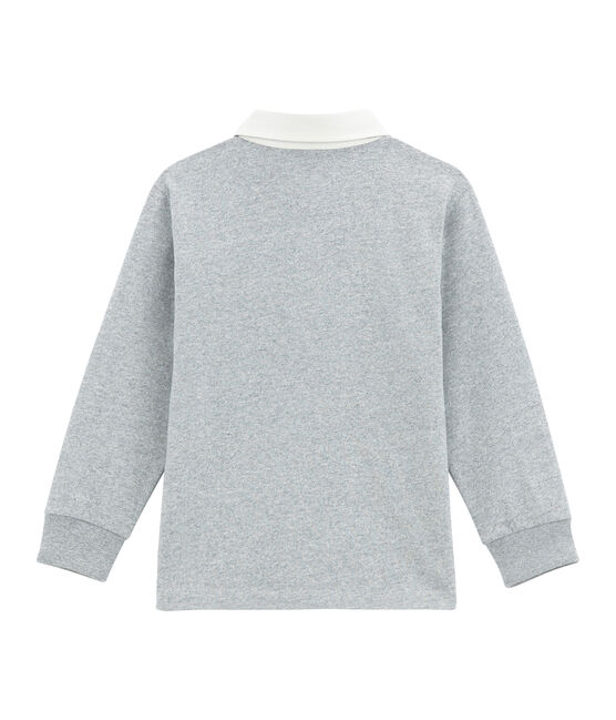 Polo rugby enfant vert SHERWOOD/blanc MULTICO