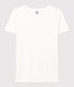 Le Droit, T-shirt met korte mouw en V-hals van dunne jersey voor dames