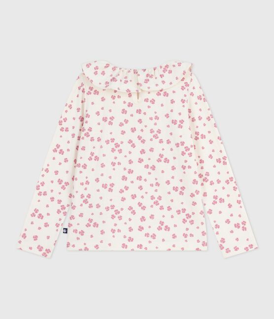 Tee-shirt enfant manches longues en coton imprimé MILK/ MULTICO
