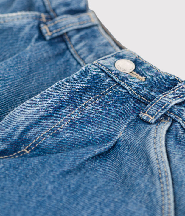 Jean b&eacute;b&eacute; en denim 100% &eacute;coresponsable bleu