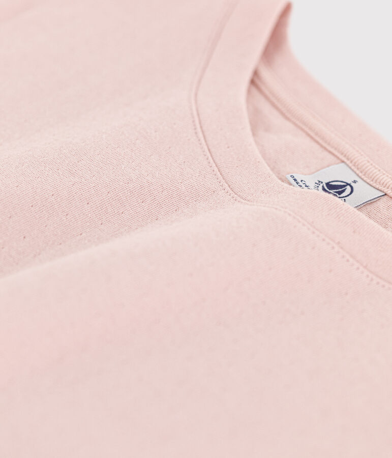 LE BOXY, T-shirt voor dames in katoen roze