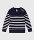 Pull laine et coton enfant fille / garçon