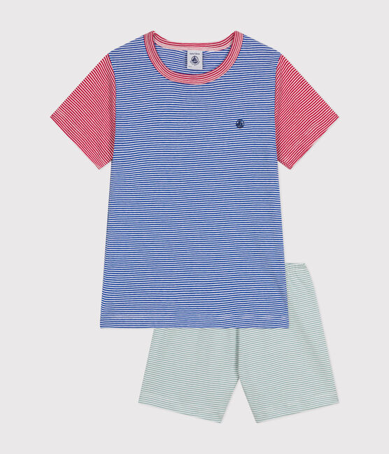 Pyjama short  en coton rayé enfant PAUL/ MULTICO