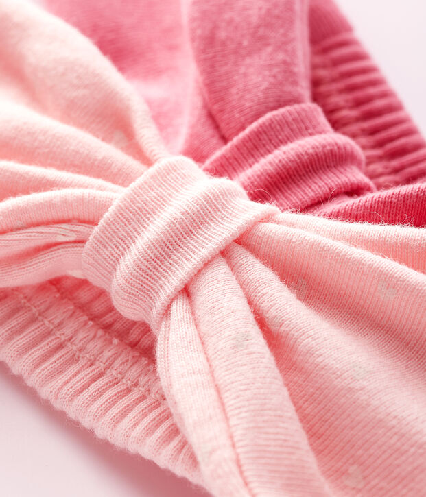 Lot de 2 bandeaux b&eacute;b&eacute; fille multicouleur