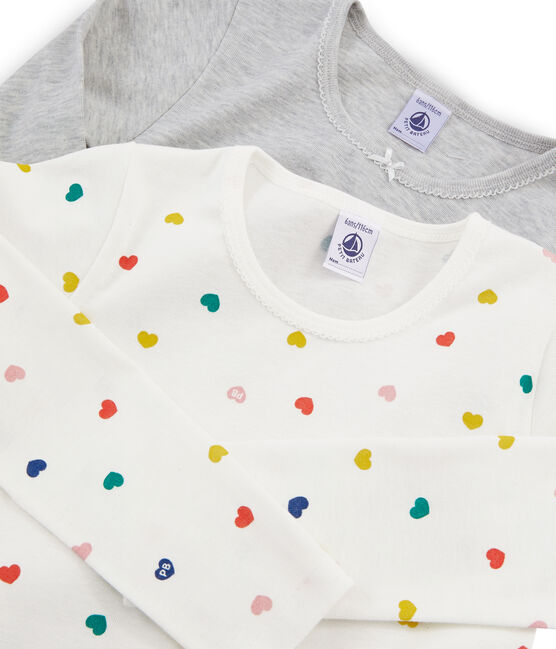Set T-shirts lange mouwen meisjes variante 1