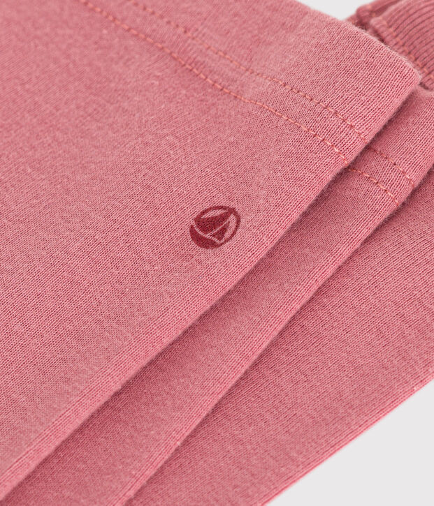 Legging en coton b&eacute;b&eacute; rose