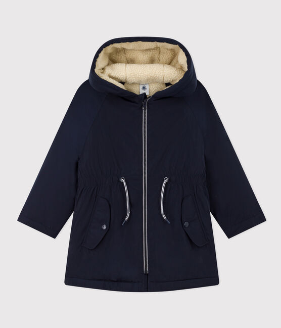 Parka enfant fille bleu SMOKING