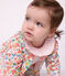 Cardigan b&eacute;b&eacute; en coton imprim&eacute; fleurs blanc/multicouleur