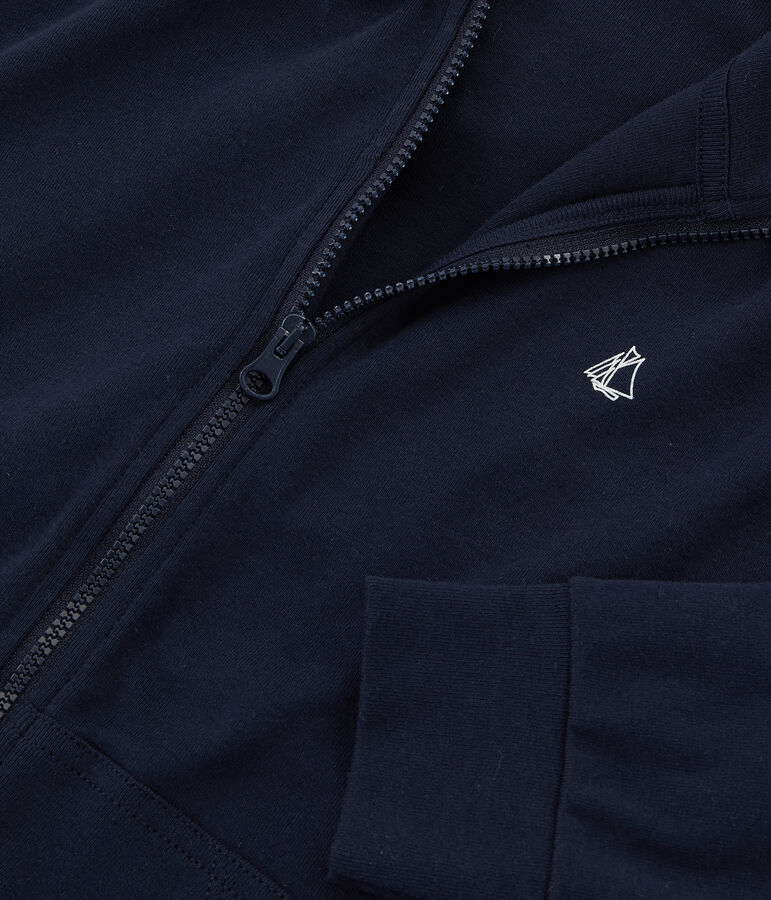 Sweatshirt &agrave; capuche enfant gar&ccedil;on bleu