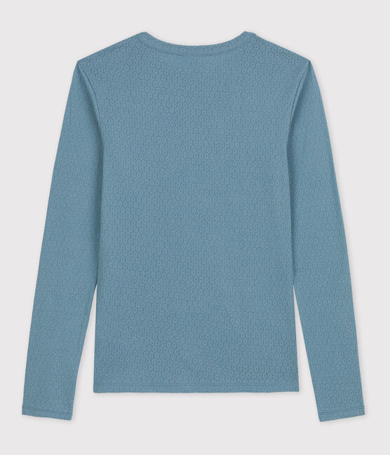 Tee-shirt L'ICONIQUE col rond en coton Femme bleu ROVER
