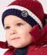 Gebreide babymuts met fleecevoering
