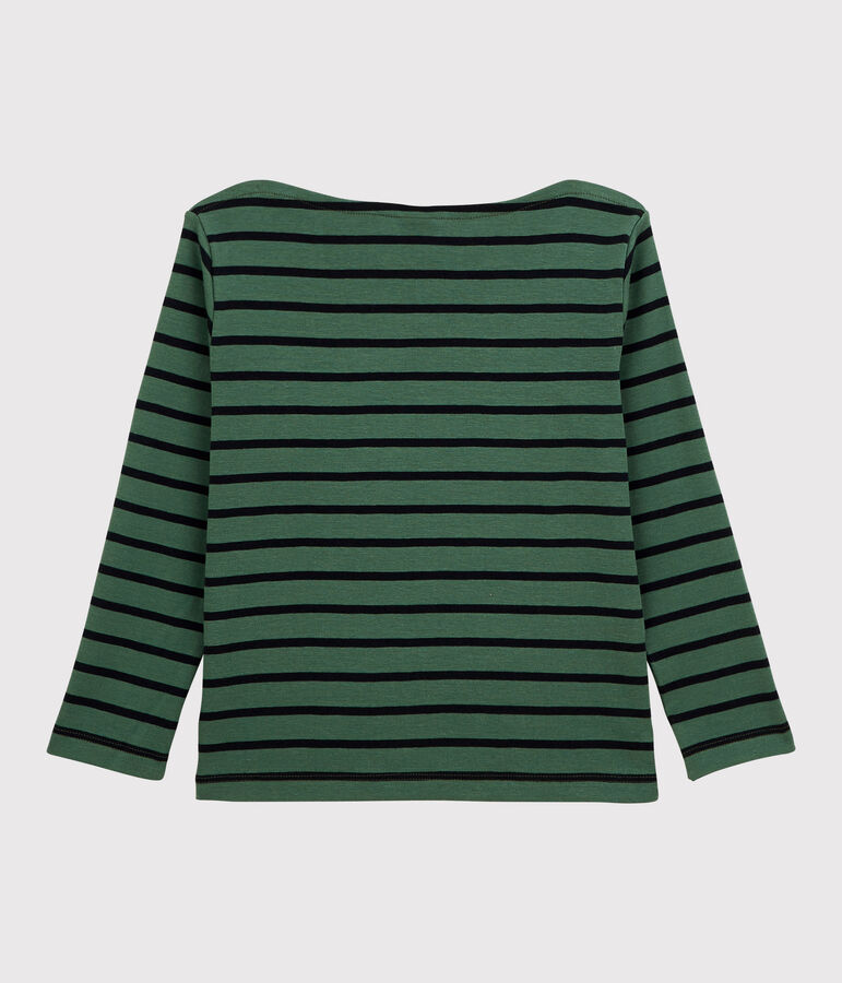 Tee-shirt en coton enfant fille - gar&ccedil;on vert VALLEE