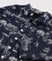 Katoenen jongenspyjama met print van Parijs blauw MEDIEVAL/wit ECUME