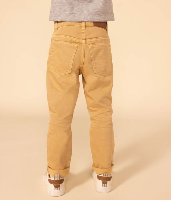 Pantalon en denim enfant garçon beige TOURONE