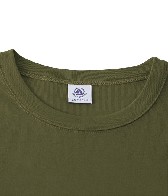 T-shirt femme manches longues vert CROCODILE