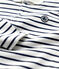 Polo manches longues ray&eacute;s en coton enfant gar&ccedil;on blanc/bleu