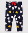 Gewatteerde broek baby. blauw SMOKING/wit MULTICO