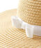 Chapeau de paille bébé fille rose NATUREL