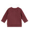 Vest in molton met glitters voor babymeisjes rood OGRE/geel DORE