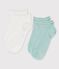 Lot de 2 paires de chaussettes enfant fille variante 2