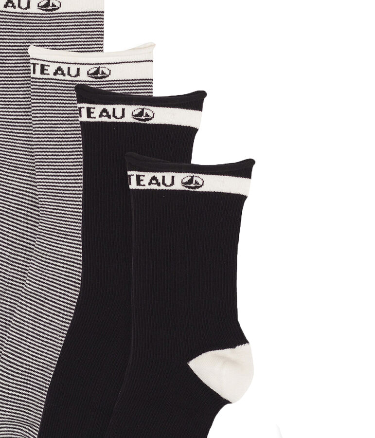 Lot chaussettes mi-hautes femme variante 1