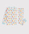 FMolton pyjama met kattenprint voor jongetjes wit MARSHMALLOW/wit MULTICO