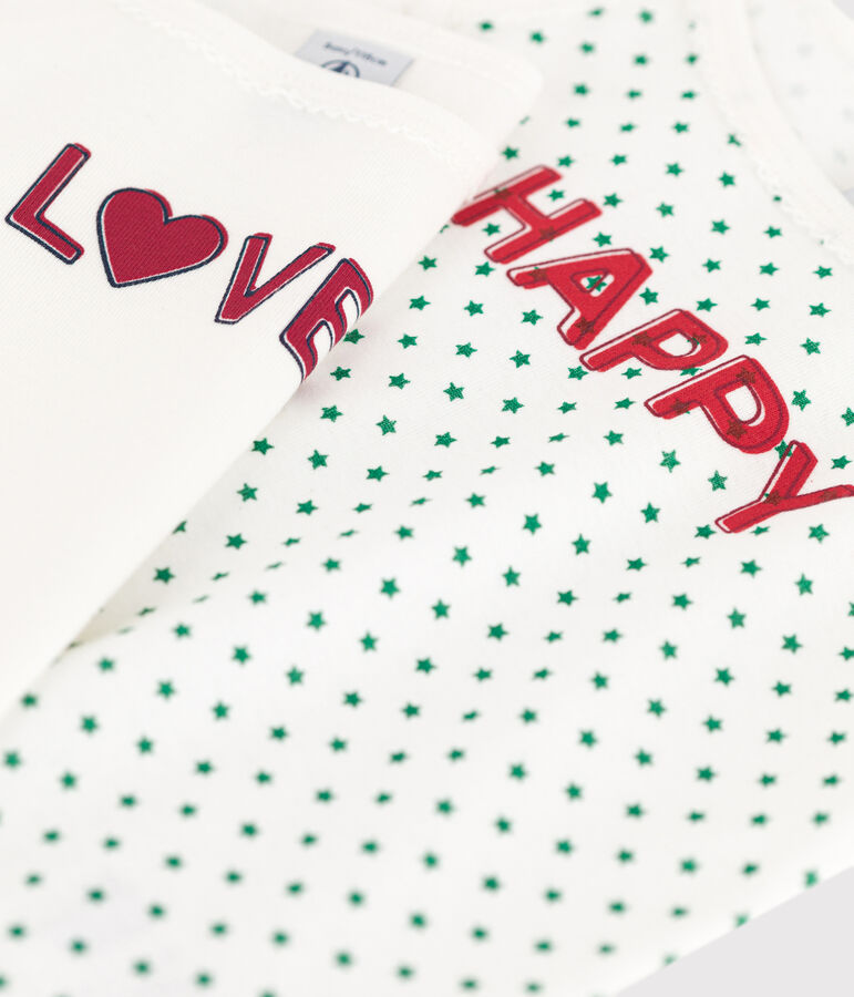 Lot de 2 chemises &agrave; bretelles petite fille en coton variante 1