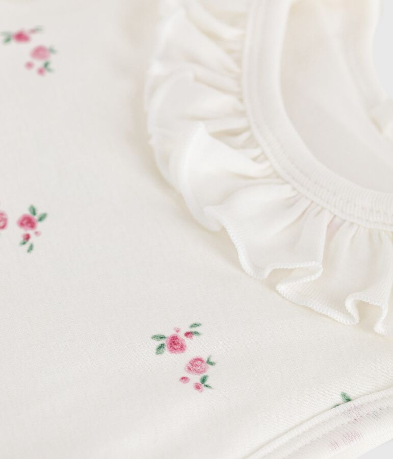 Gigoteuse b&eacute;b&eacute; en coton imprim&eacute; fleuri TOG 1,5 blanc/multicouleur