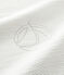 Couverture bébé en tubique en coton biologique blanc MARSHMALLOW