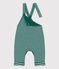 Salopette longue bébé rayée milleraies en tubique EVERGREEN/ FUMEE