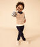 Pull marin en coton enfant fille / garçon blanc AVALANCHE/ MULTICO