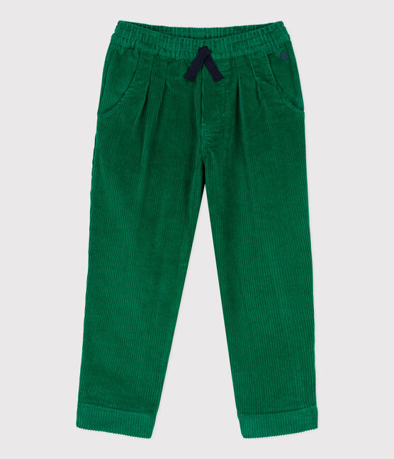 Ribfluwelen jongensbroek MATCHA