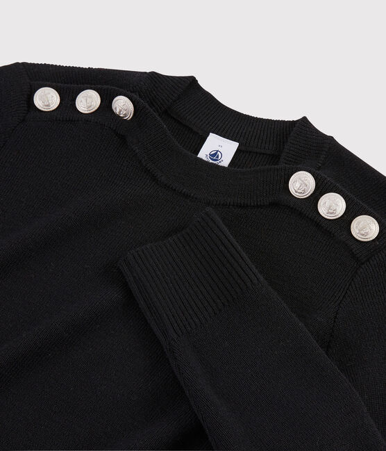 Pull laine Femme noir NOIR