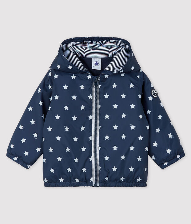 Babyjasje voor jongen / meisje met print blauw/wit
