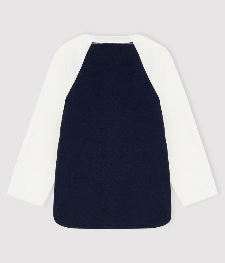 Tee-shirt b&eacute;b&eacute; gar&ccedil;on bleu/blanc