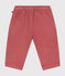 Fluwelen babybroek roze ROSEWOOD