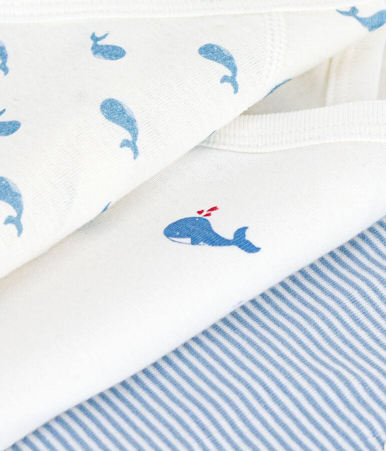 Set van katoenen babyrompertjes met print en korte mouwen multicouleur