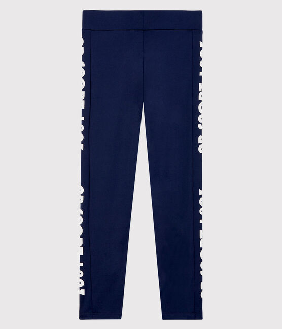 Sportlegging meisjes kinderen blauw SMOKING