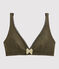 Soutien-gorge triangle femme noir NOIR/jaune OR