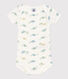Body manches courtes en coton imprimé bébé