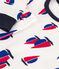 Pyjama en coton imprimé à motif bateaux junior blanc MARSHMALLOW/blanc MULTICO