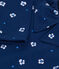 Katoenen T-shirt met lange mouwen en bloemenprint voor kinderen blauw MEDIEVAL/wit MULTICO