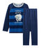 Pyjama petit garçon en velours bleu MEDIEVAL/bleu MAJOR