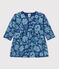 Jurk met lange mouwen in doorgestikte tubic met print voor baby's CREPUSCULE/ ROVER