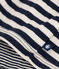 Jurk met lange mouwen in gestreepte tubic blauw SMOKING/ AVALANCHE