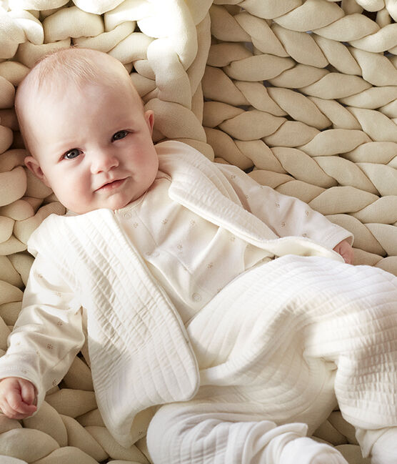 Drie babykledingstukken van tubic wit MARSHMALLOW