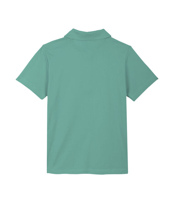 Polo enfant garçon vert ALOEVERA