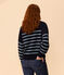 Damestrui in wol met marinestrepen SMOKING/ AZUL