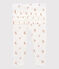 Legging imprimée en coton bébé fille blanc MARSHMALLOW/blanc MULTICO