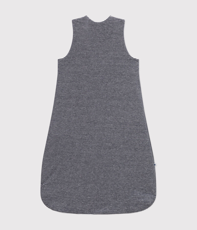 Fluwelen trappelzakje voor baby's - TOG 2,5 blauw SMOKING/wit MARSHMALLOW